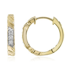 9K SI1 (G) Diamond Gold Earrings