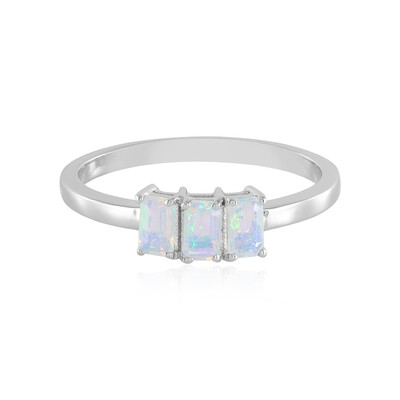 Welo Opal Silver Ring