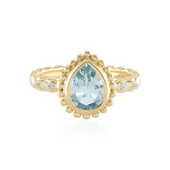 Sky Blue Topaz Silver Ring