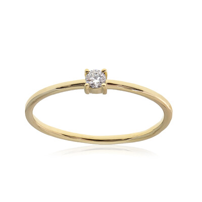 9K SI2 (H) Diamond Gold Ring