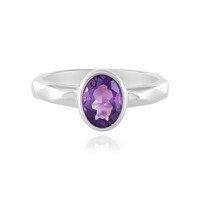 Siberian Amethyst Silver Ring