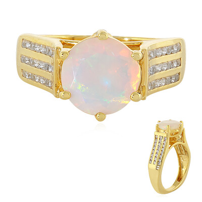 Welo Opal Silver Ring