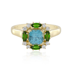 9K Ratanakiri Zircon Gold Ring (Adela Gold)