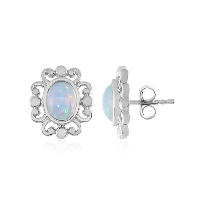 Welo Opal Silver Earrings