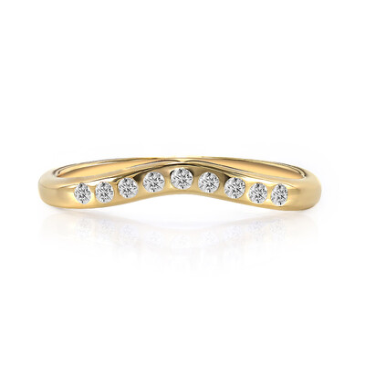 14K IF (D) Diamond Gold Ring (Annette)