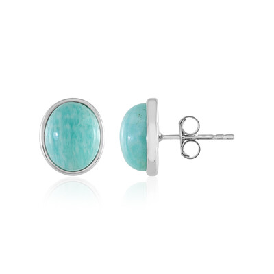 Amazonite Silver Earrings