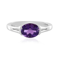 Siberian Amethyst Silver Ring