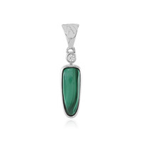 Malachite Silver Pendant