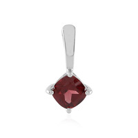 Mozambique Garnet Silver Pendant