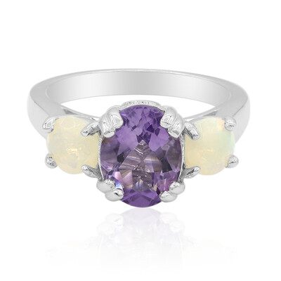 Amethyst Silver Ring