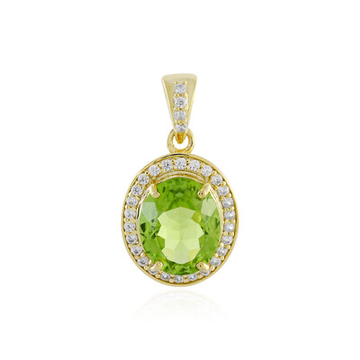 Peridot Silver Pendant