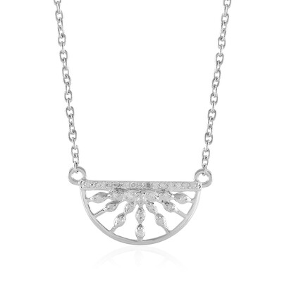 I2 (I) Diamond Silver Necklace