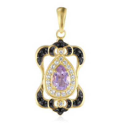 Amethyst Silver Pendant