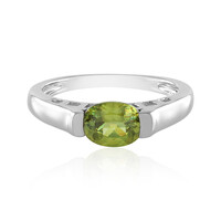 Sphene Silver Ring