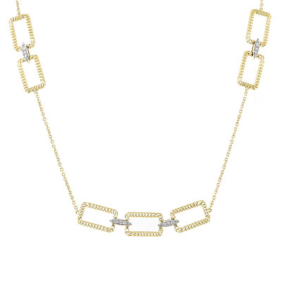 9K I1 (I) Diamond Gold Necklace (Ornaments by de Melo)