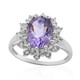 Rose de France Amethyst Silver Ring