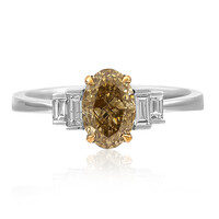 18K SI2 Brown Diamond Gold Ring (CIRARI)