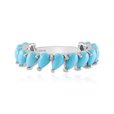 Sleeping Beauty Turquoise Silver Ring (Faszination Türkis)