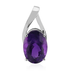 Zambian Amethyst Silver Pendant (Pallanova)