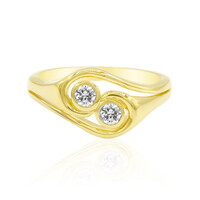 18K IF (D) Diamond Gold Ring