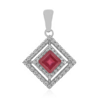 Madagascar Ruby Silver Pendant