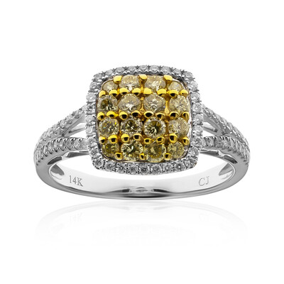 14K SI2 Yellow Diamond Gold Ring (CIRARI)