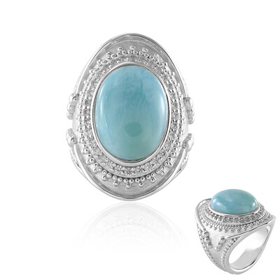 Larimar Silver Ring (Dallas Prince Designs)