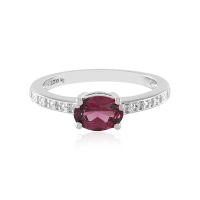 Malawi Garnet Silver Ring