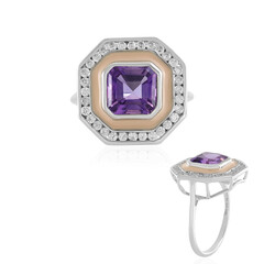 Uruguayan Amethyst Silver Ring