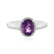 Zambian Amethyst Silver Ring