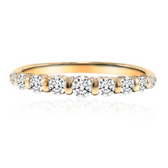 14K SI1 (G) Diamond Gold Ring