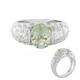 Green Amethyst Silver Ring (SAELOCANA)