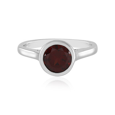 Mozambique Garnet Silver Ring