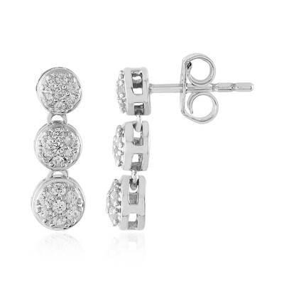 Zircon Silver Earrings