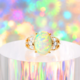 Welo Opal Silver Ring