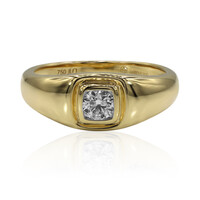 18K IF (D) Diamond Gold Ring