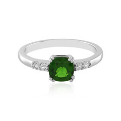 Russian Diopside Silver Ring