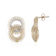 9K I2 (I) Diamond Gold Earrings (Ornaments by de Melo)