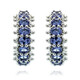 Tanzanite Silver Earrings (Dallas Prince Designs)