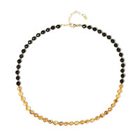 Citrine Silver Necklace (Riya)