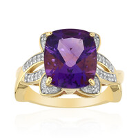 9K Siberian Amethyst Gold Ring (Adela Gold)