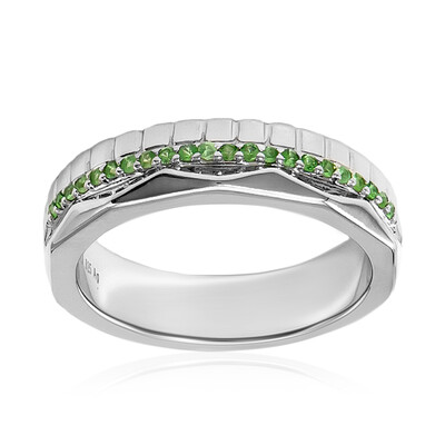 Tsavorite Silver Ring