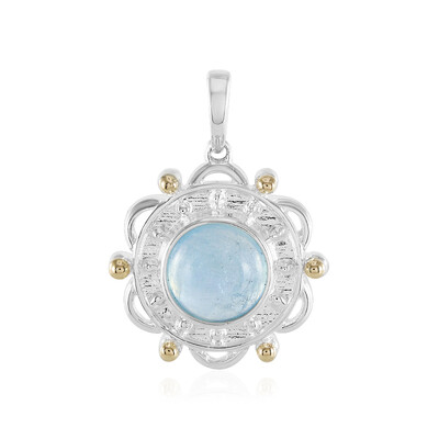 Aquamarine Silver Pendant (Granulieren)