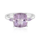 Rose de France Amethyst Silver Ring