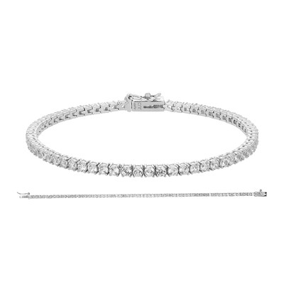 Zircon Silver Bracelet