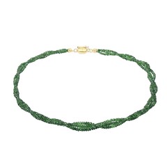 Tsavorite Silver Necklace