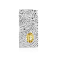 Yellow Beryl Silver Pendant (SAELOCANA)