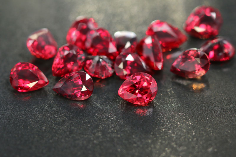 Color of hot sale ruby gemstone